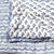 Tilonia® Queen Quilt - Centipede Stripe & Sprig in Blue from Sprout Enterprise®