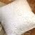 Barmer Appliqué Pillow Cover - White on White - 5 Flowers