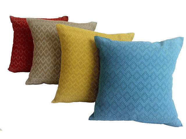 El Camino de Los Altos Brocade Pillow Cover - Puntitos from Sprout Enterprise®